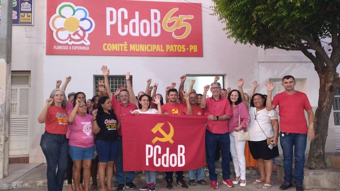 Inauguração da Sede do Comitê Municipal do PCdoB de Patos reúne grande militância