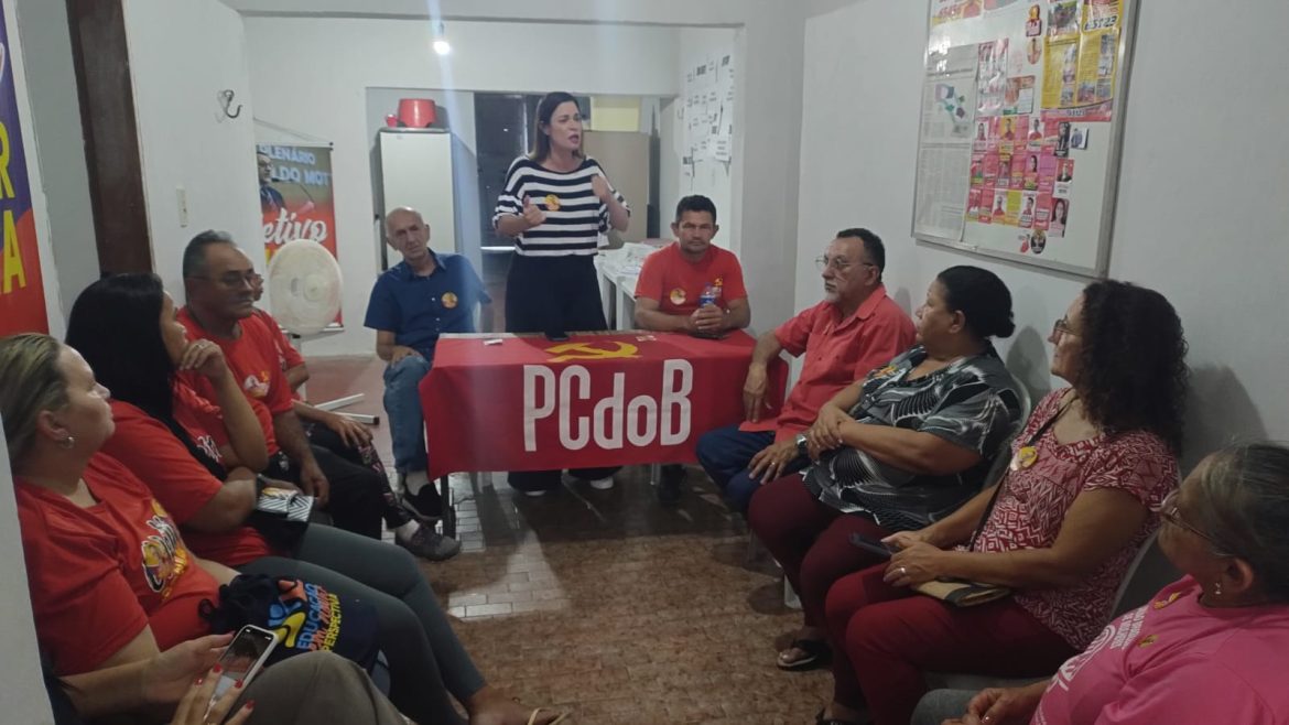 Encontro do Diretório Municipal do PC do B analisa e traça estratégias para a reta final da campanha eleitoral em Patos